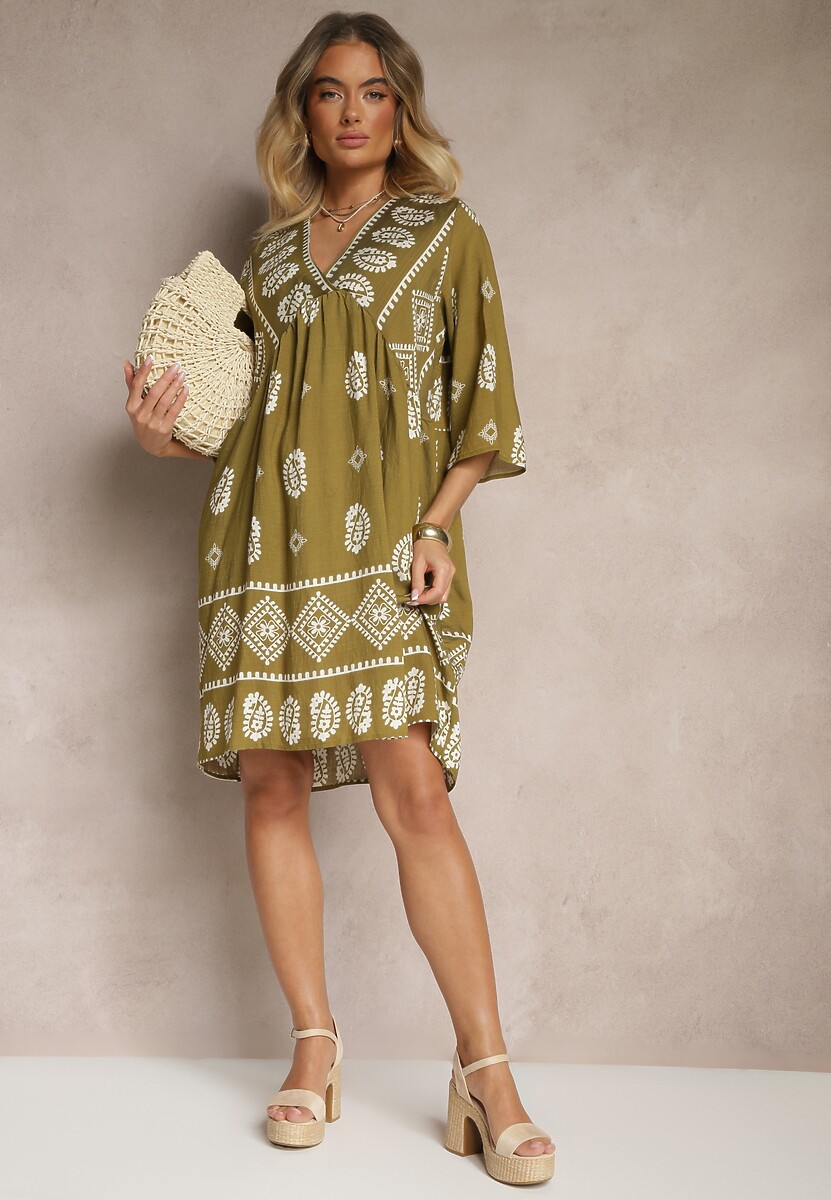 Rochie Virisna Verde închis 2