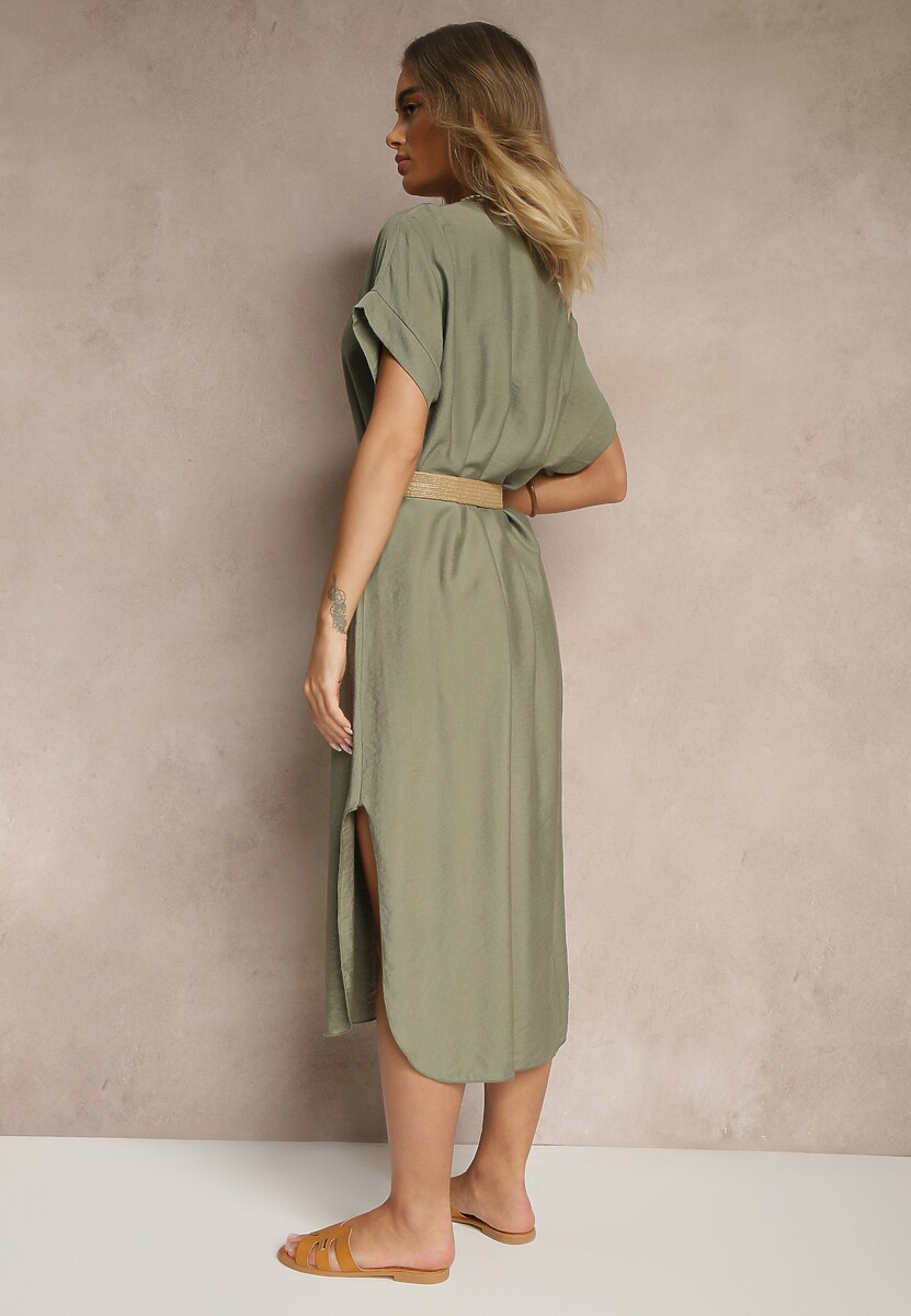 Rochie Soniloria Verde închis 3