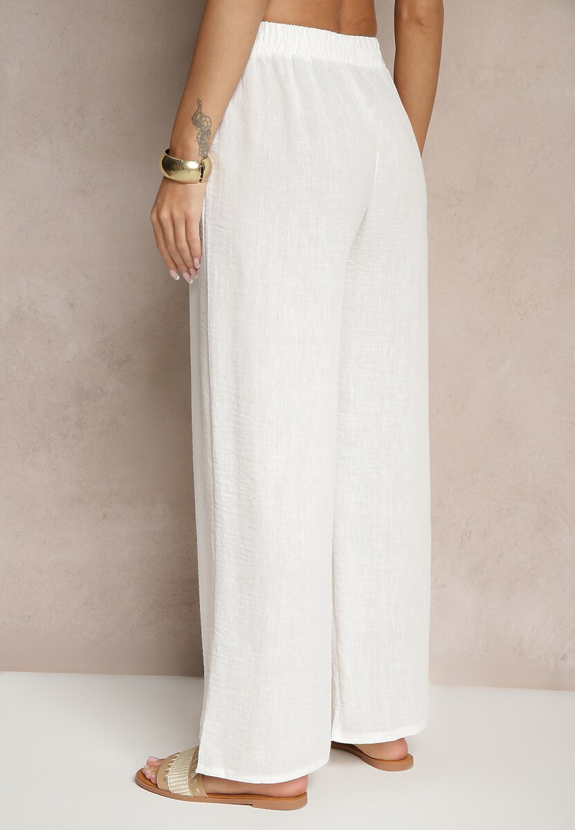 Pantaloni Edilisea Albi 3