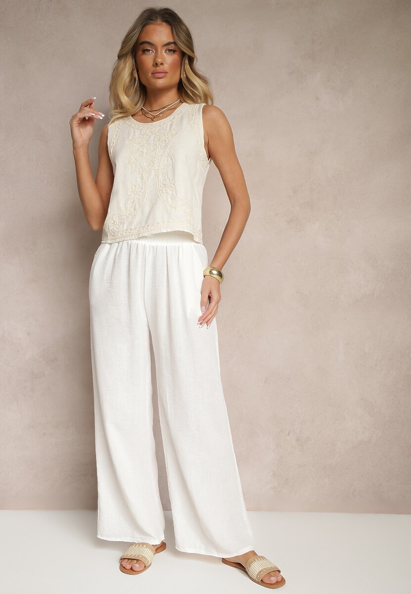 Pantaloni Edilisea Albi 2