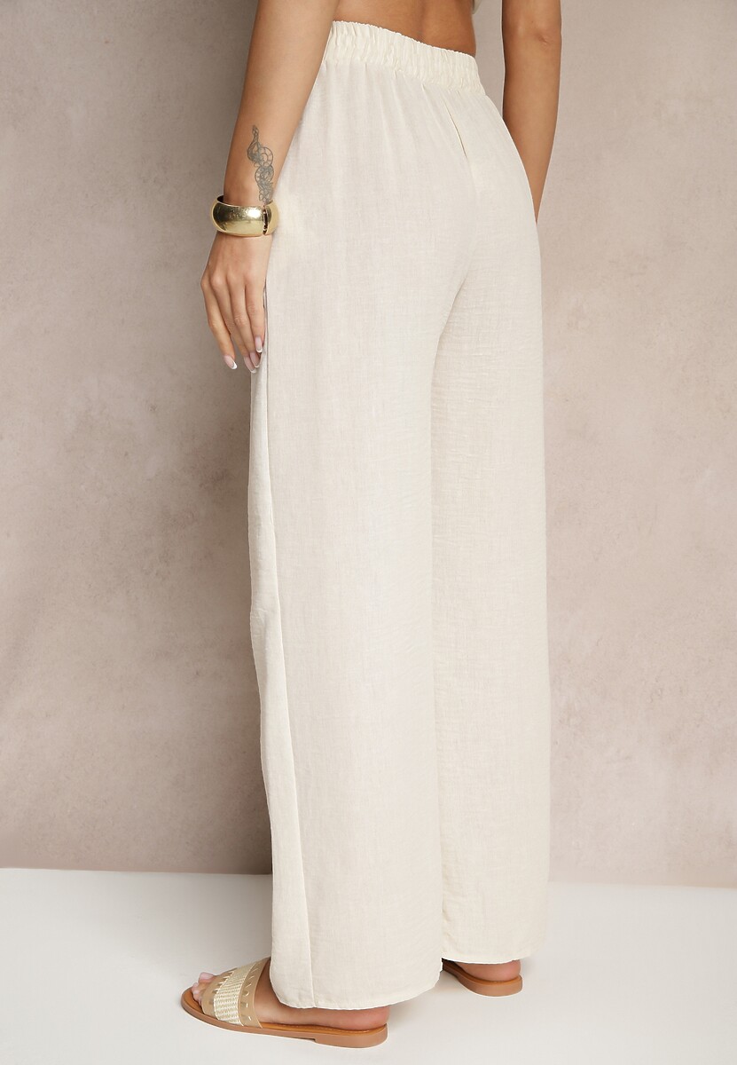 Pantaloni Edilisea Bej deschis 3