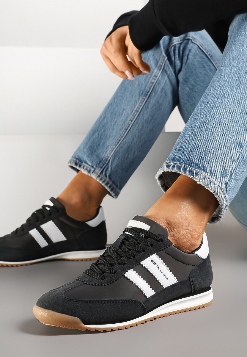 Sneakers Negru cu alb 1