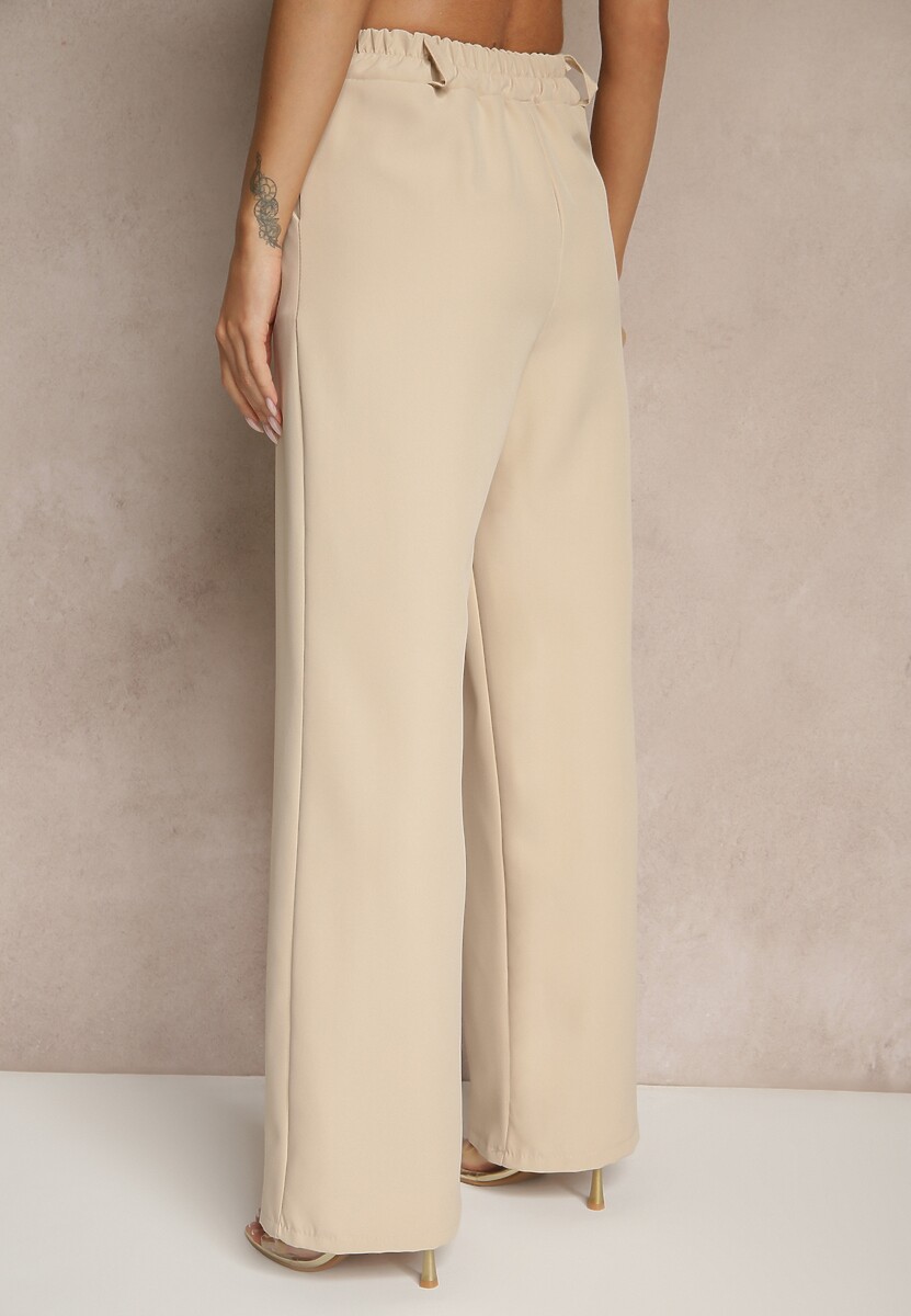 Pantaloni Viviorea Bej 3