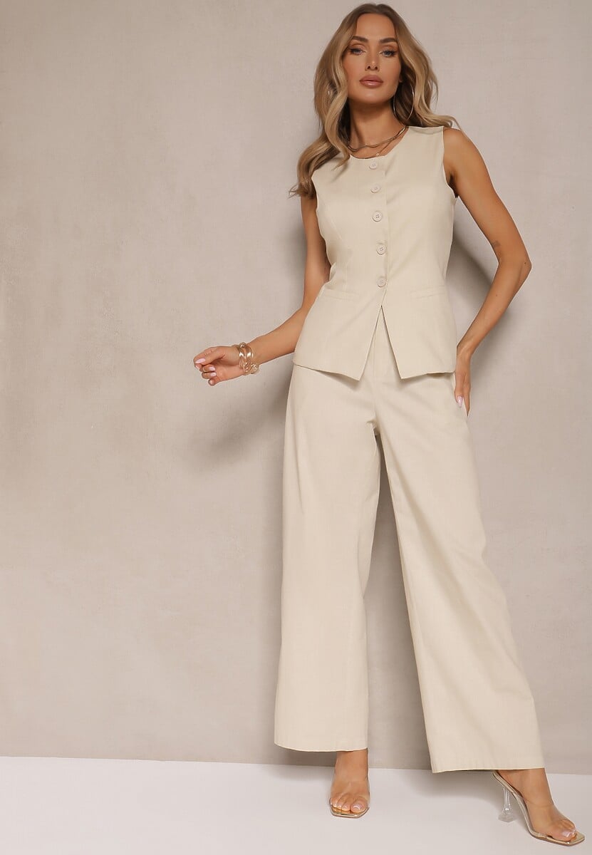 Pantaloni Nalilva Bej 1