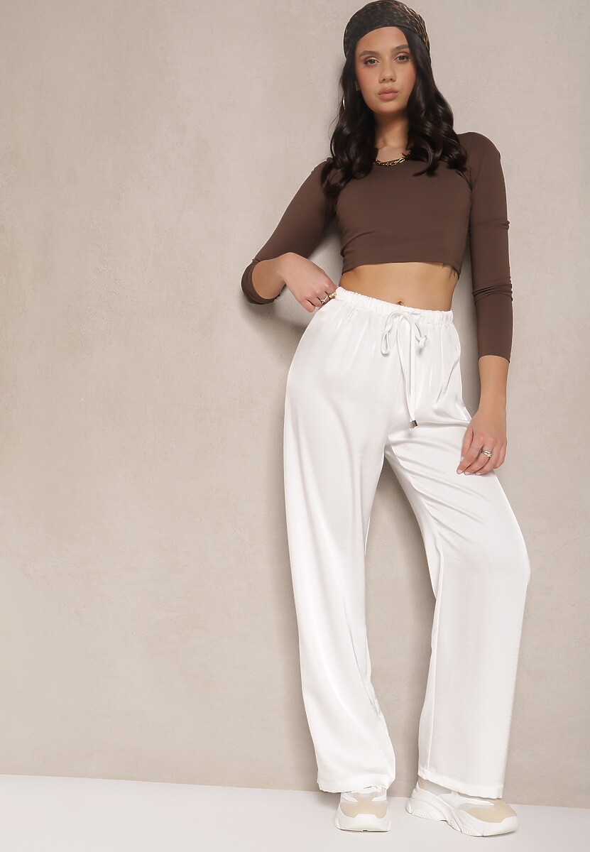 Pantaloni Jerisia Albi 1