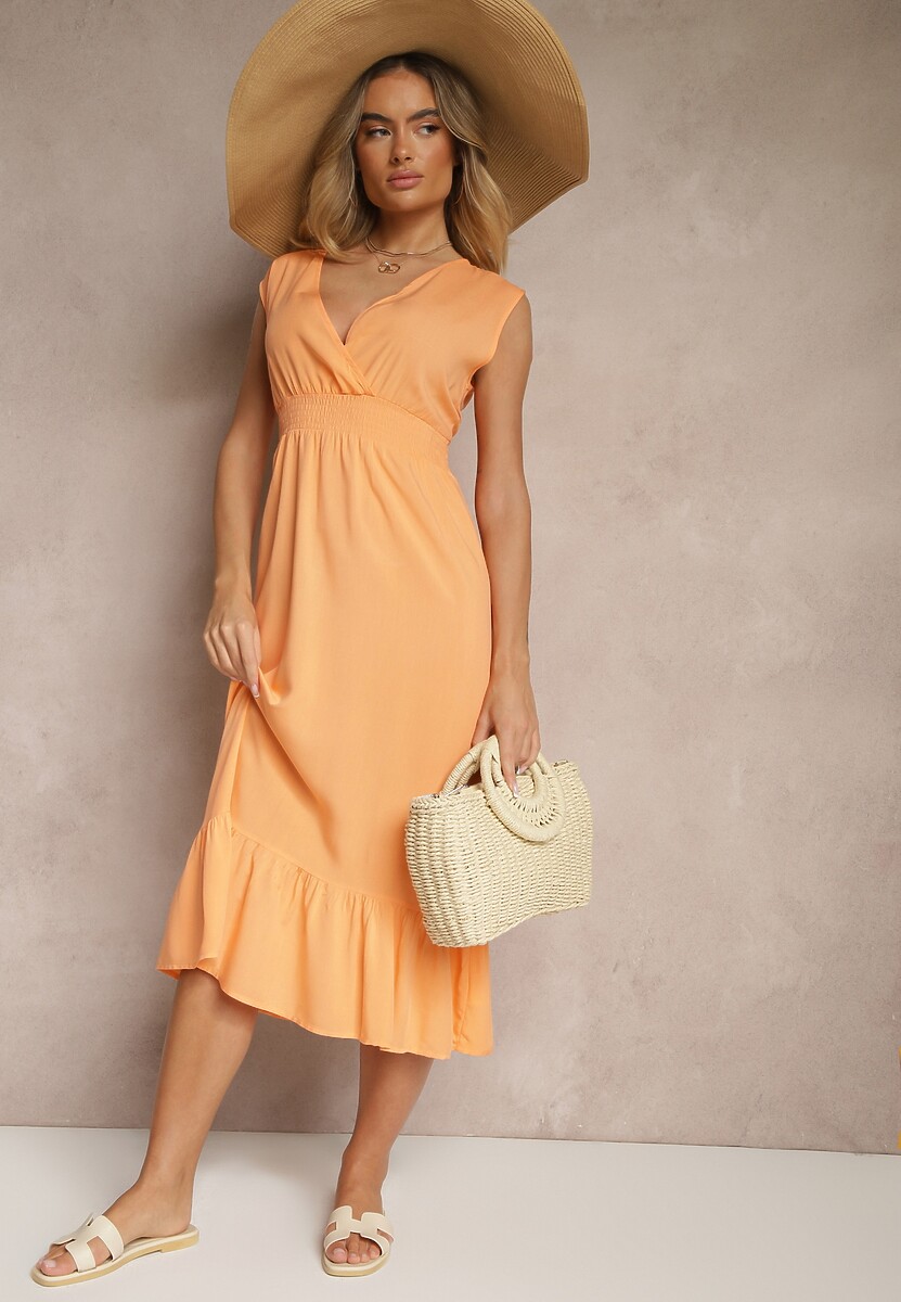 Rochie Ularisela Portocalie 2