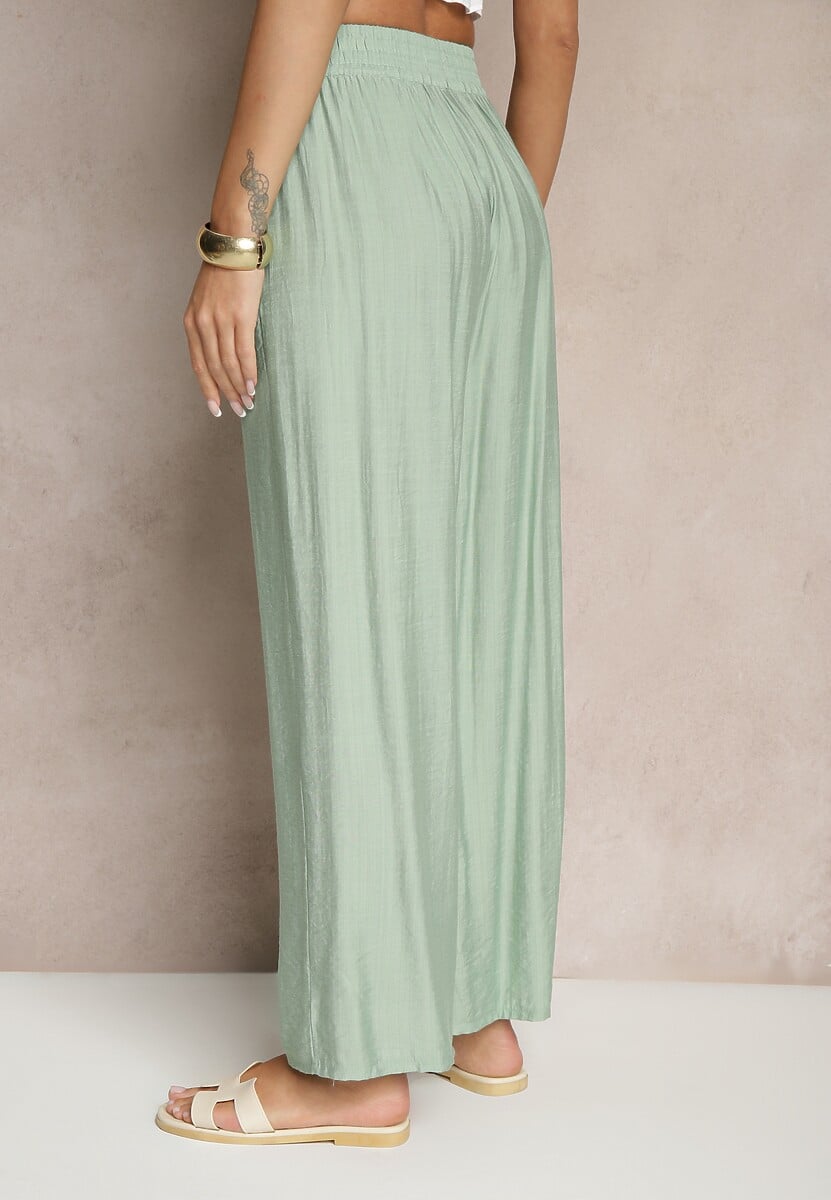 Pantaloni Verde mentă 3