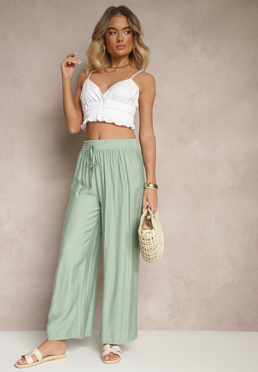 Pantaloni Verde mentă 1