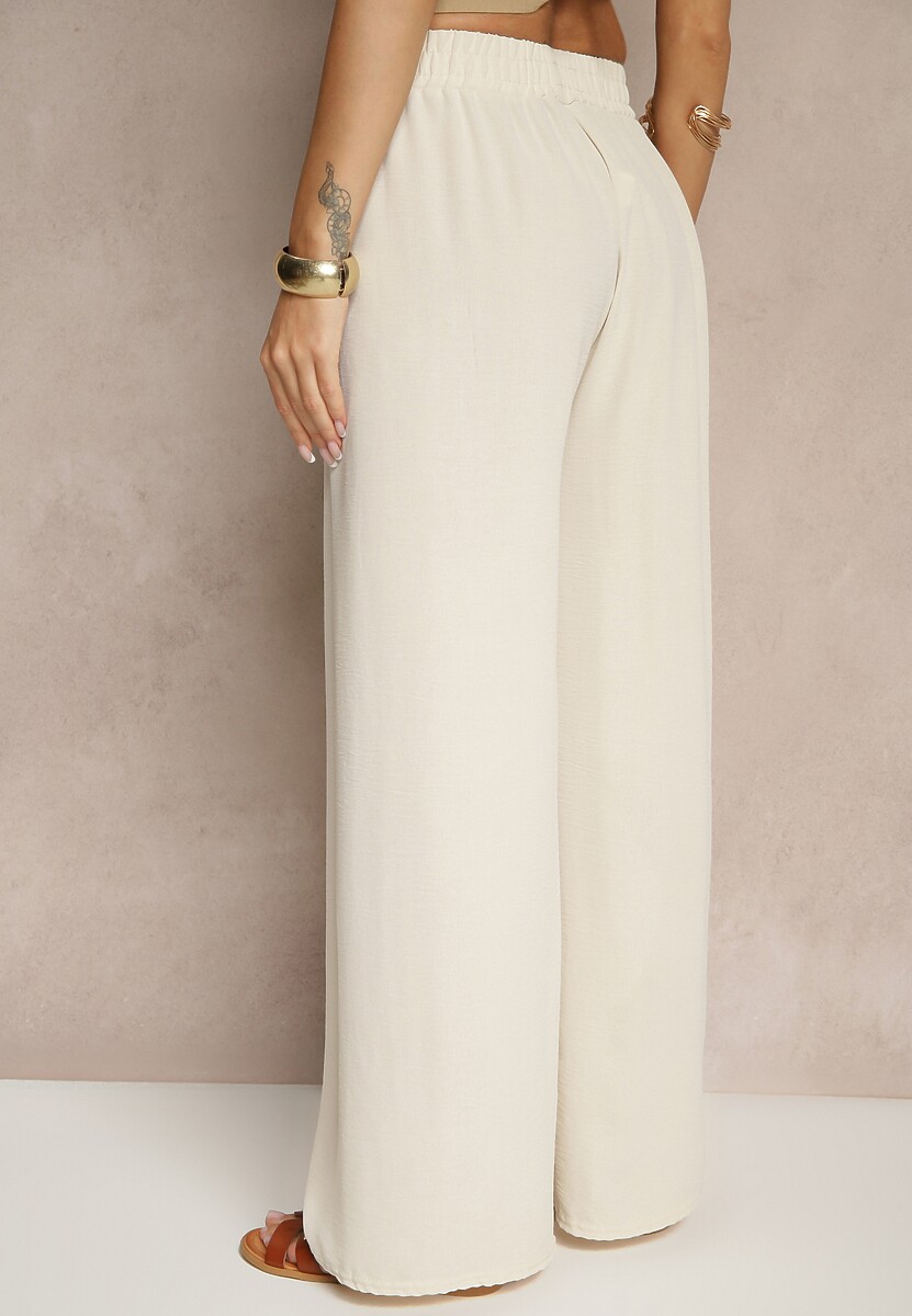 Pantaloni Morritia Bej deschis 3