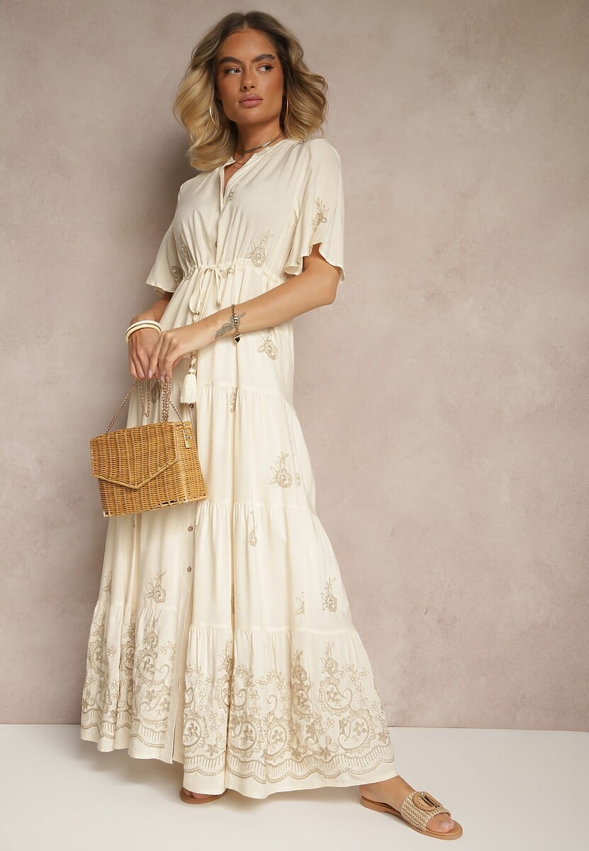 Rochie Falvania Bej 2