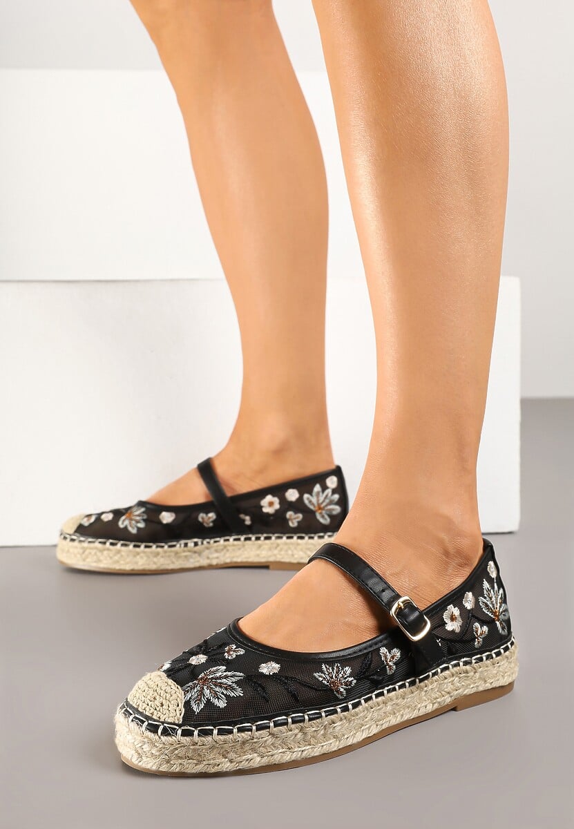 Espadrile Evelritia Negre 2