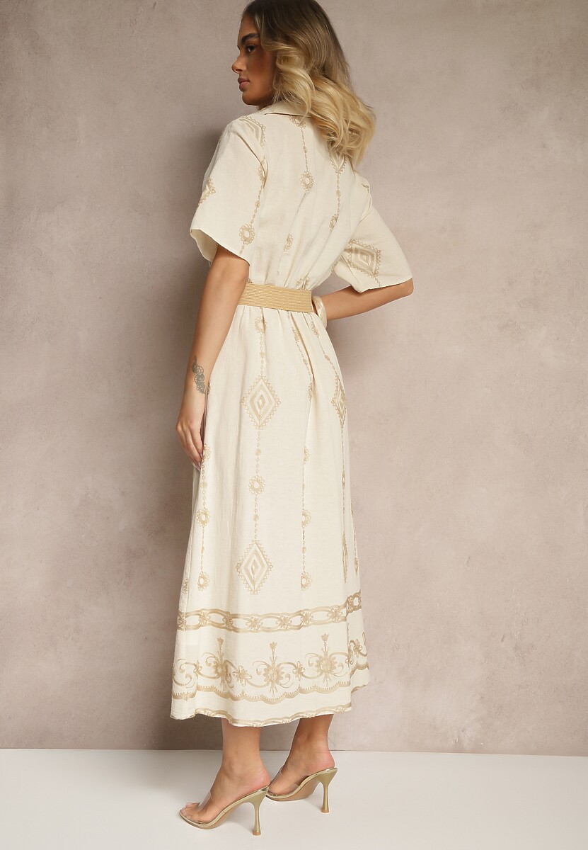 Rochie Sariene Bej 3
