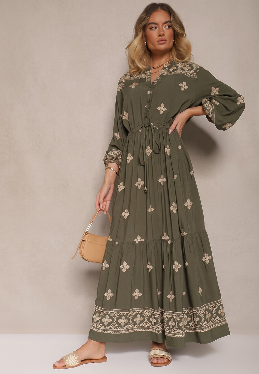Rochie Zenlio Verde închis 2
