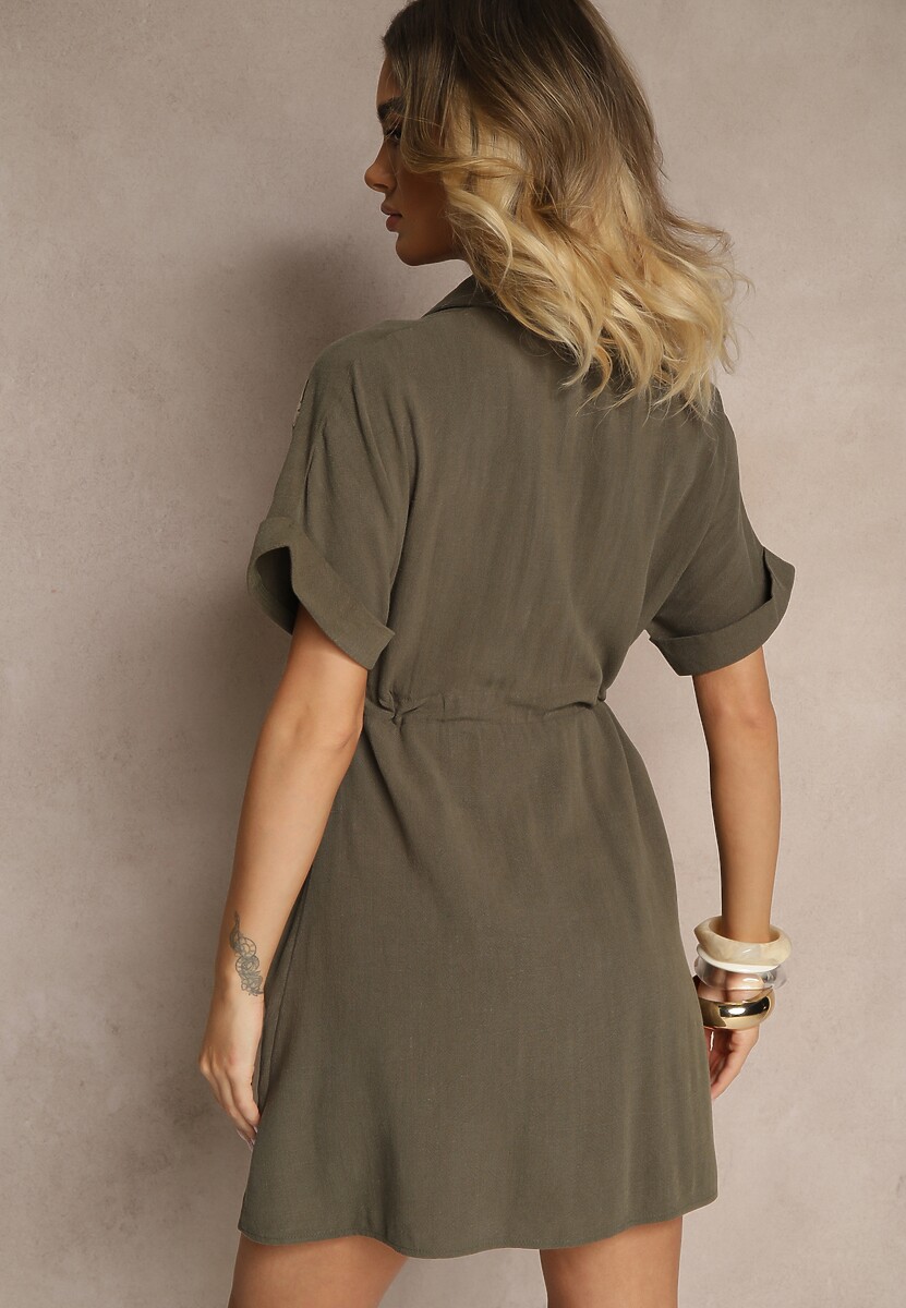Rochie Ronara Verde închis 3