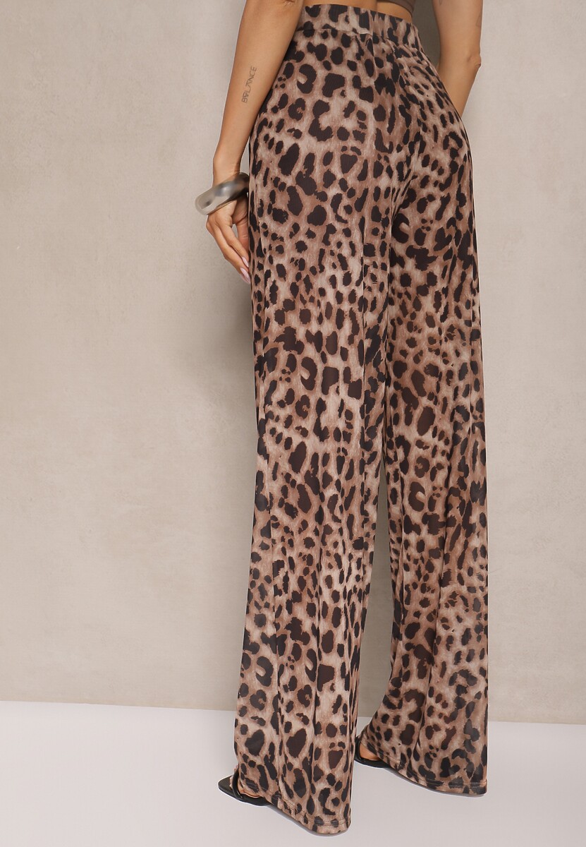 Pantaloni Ciaraviana Imprimeu leopard 3