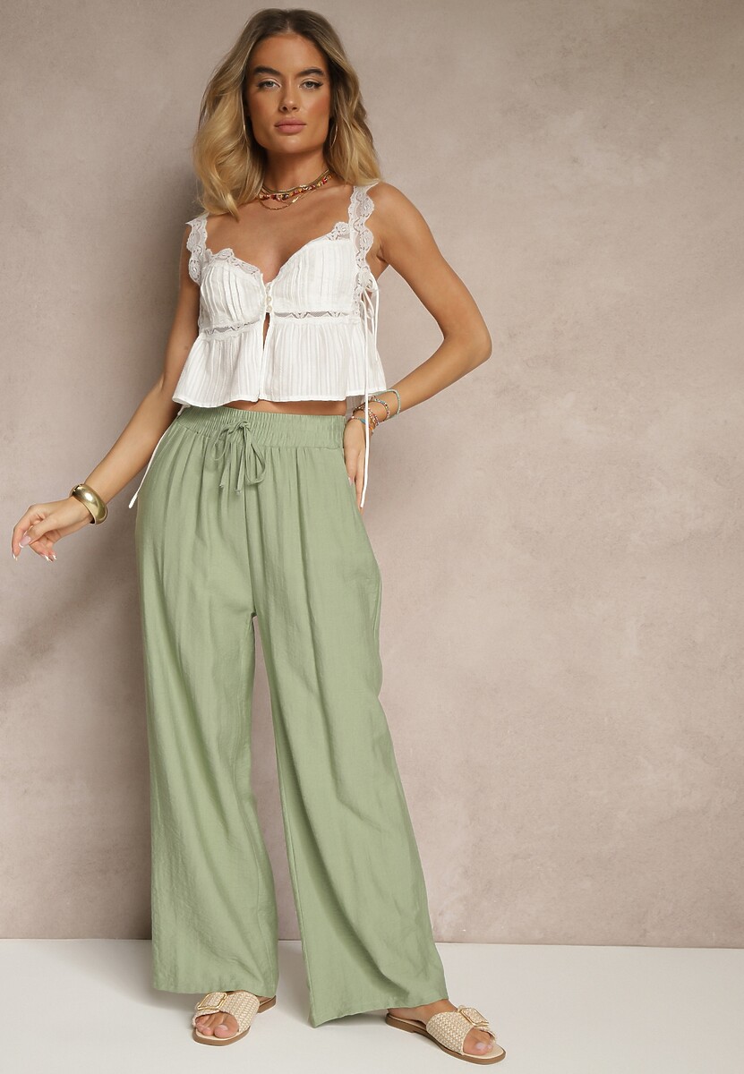 Pantaloni Lannalie Verzi 2
