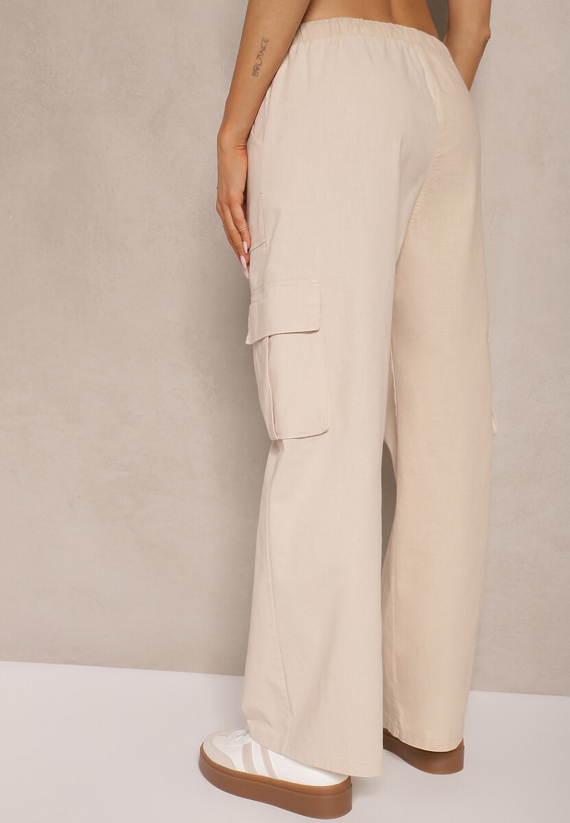 Pantaloni Katienne Bej 3