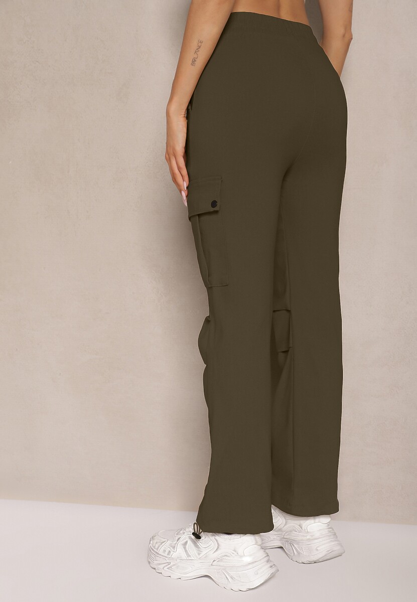 Pantaloni Evianirae Verde închis 3