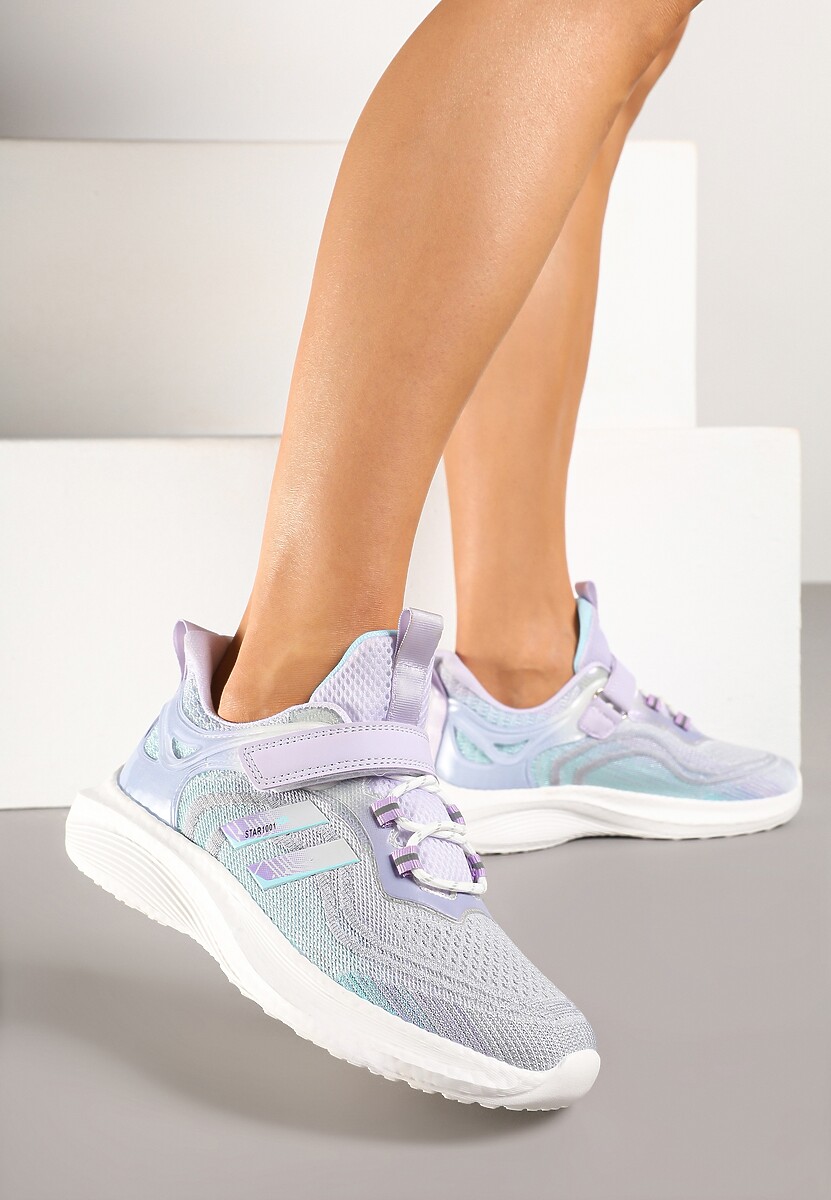 Pantofi sport Neolina Gri cu mov 1