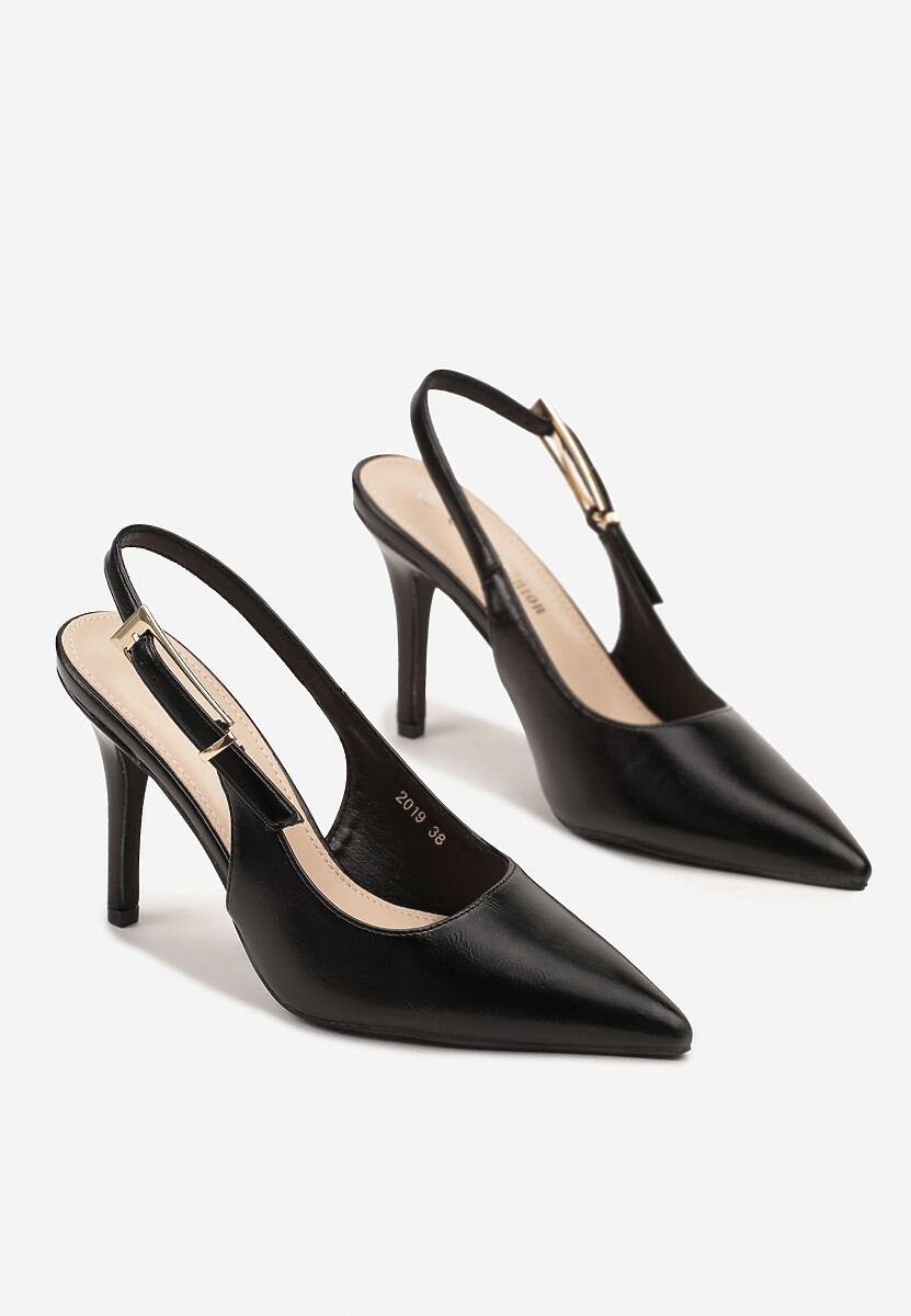 【NONCODE】Niren Spider Slingback Bow-Embellished Slingback Pumps Green | N21