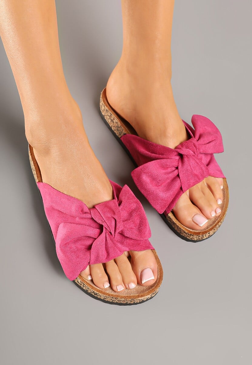 Papuci Melanoriela Fucsia 3