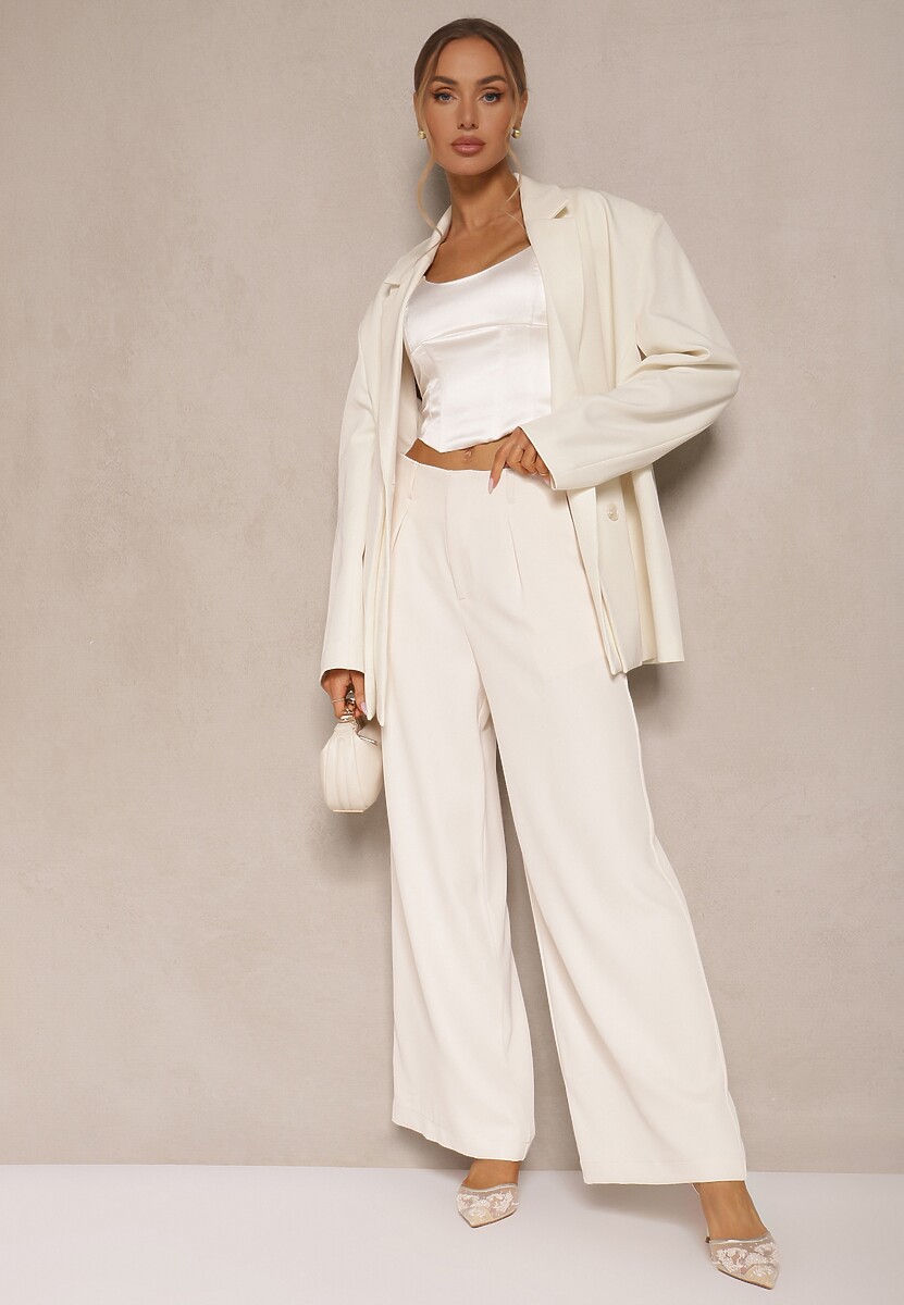 Pantaloni Karmoi Bej deschis 2