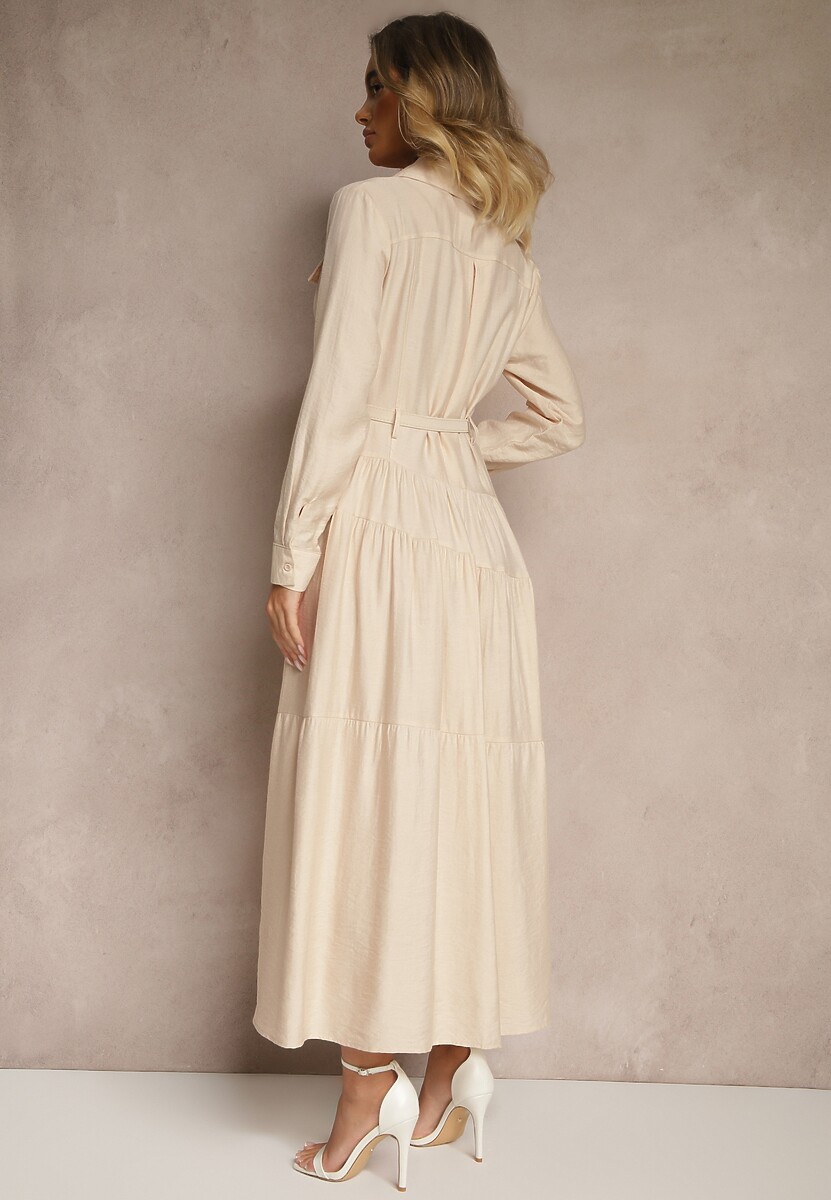 Rochie Ronesa Bej 3