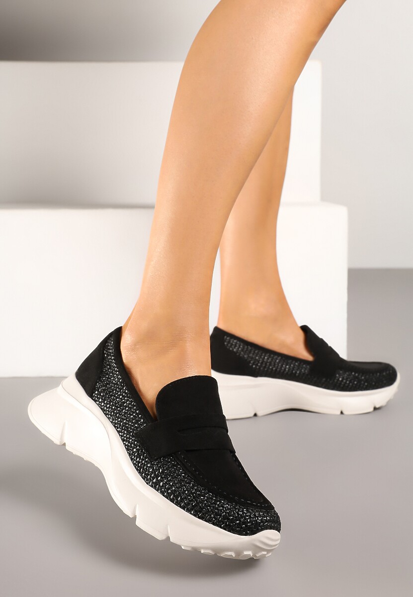 Pantofi casual Eraviella Negri 1