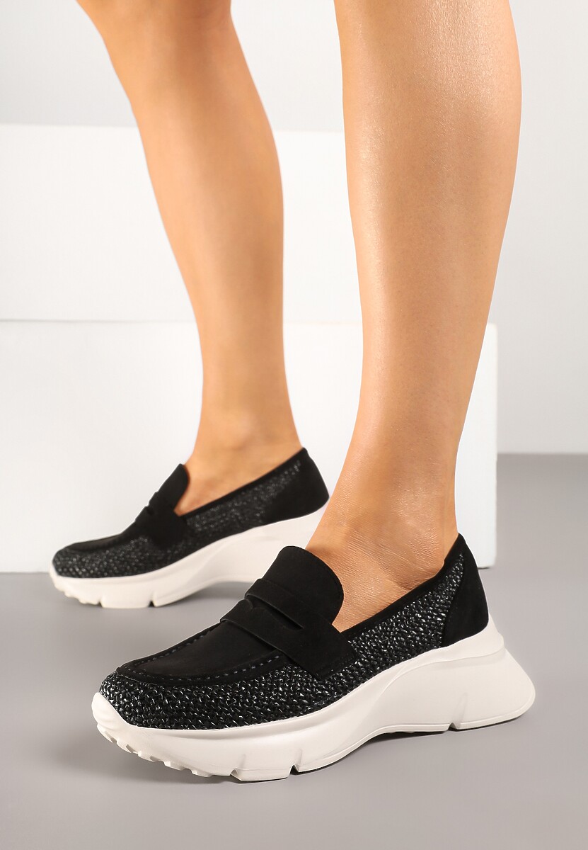 Pantofi casual Eraviella Negri 2