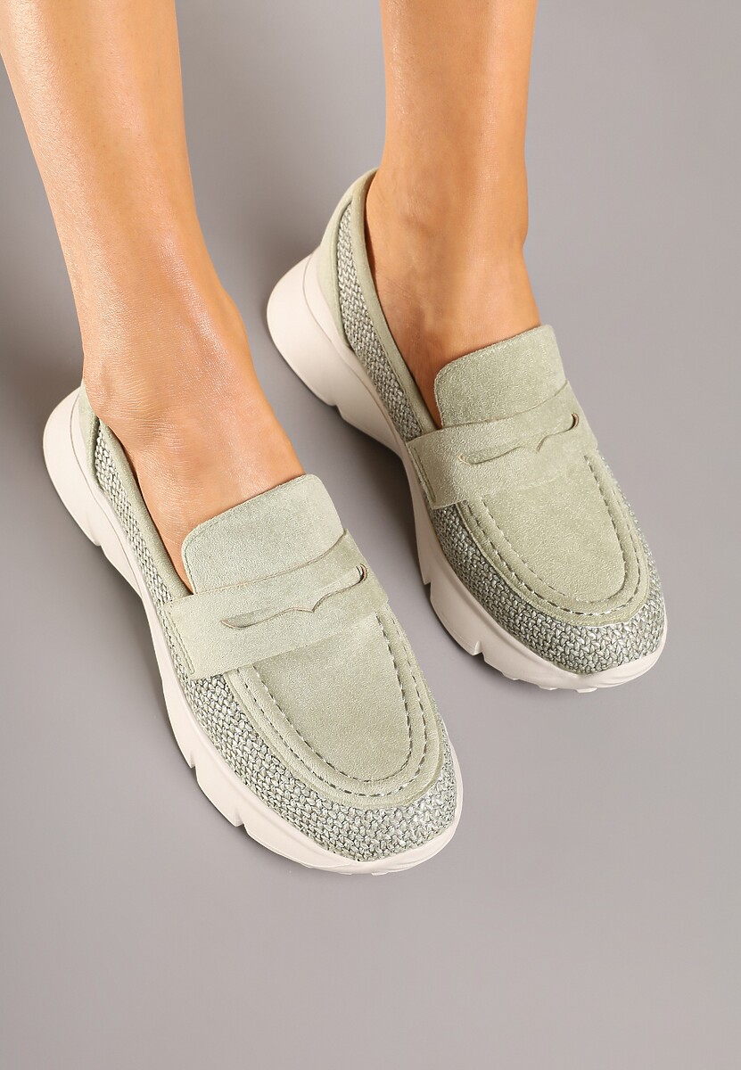 Pantofi casual Eraviella Verzi 3