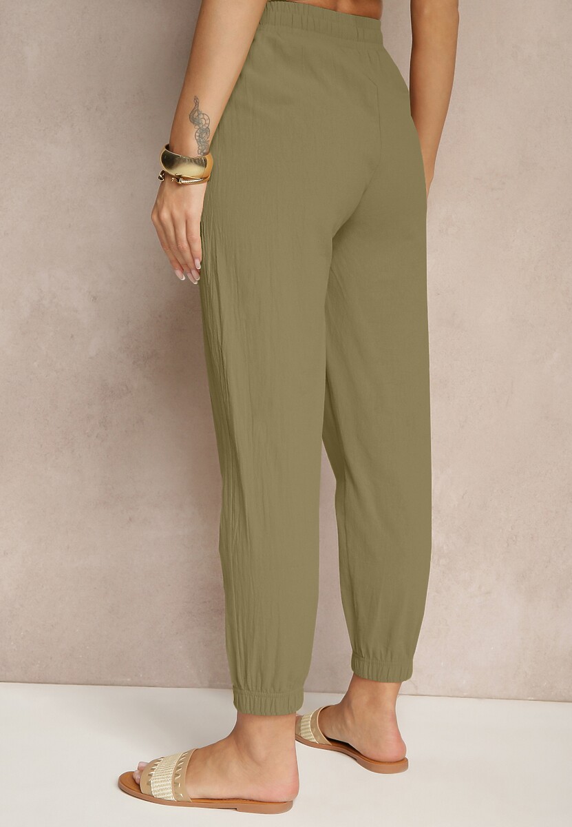 Pantaloni Xarvania Verde închis 3