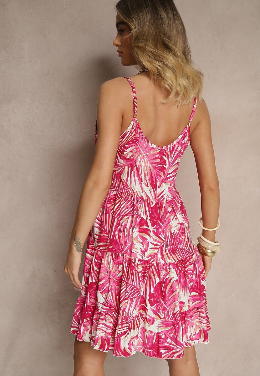 Rochie Natessa Fucsia 3