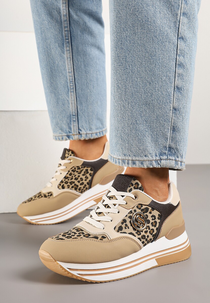 Sneakers Roniane Imprimeu leopard 1