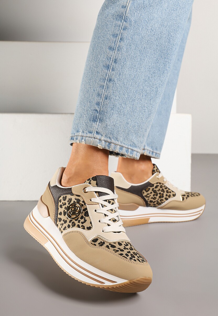 Sneakers Roniane Imprimeu leopard 2