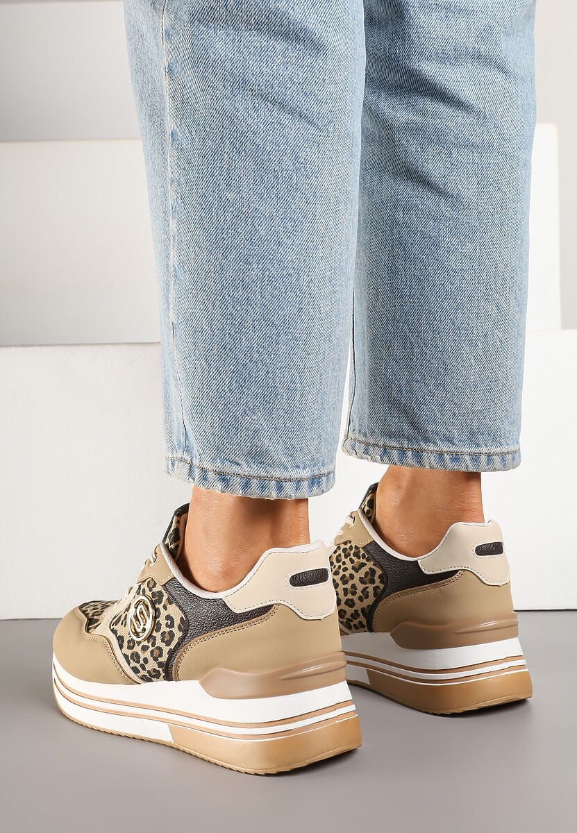 Sneakers Roniane Imprimeu leopard 3