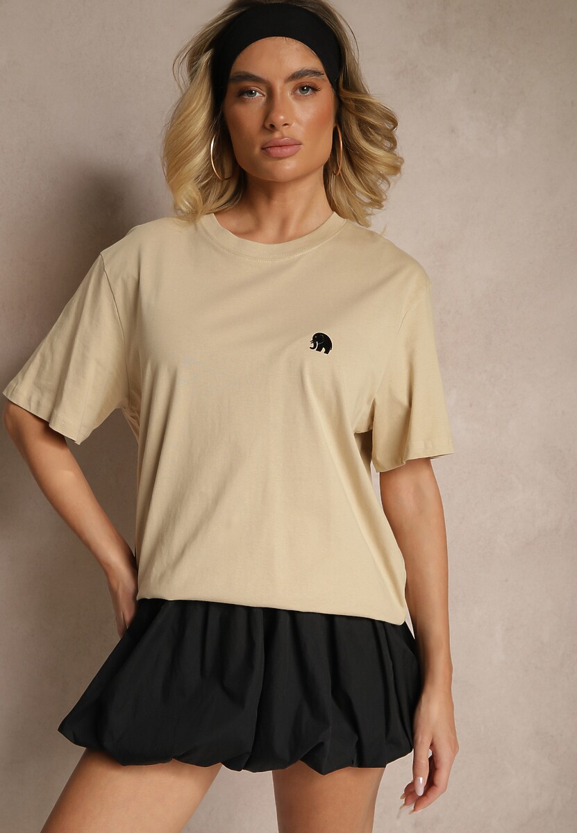 Tricou Laniriel Bej închis 1