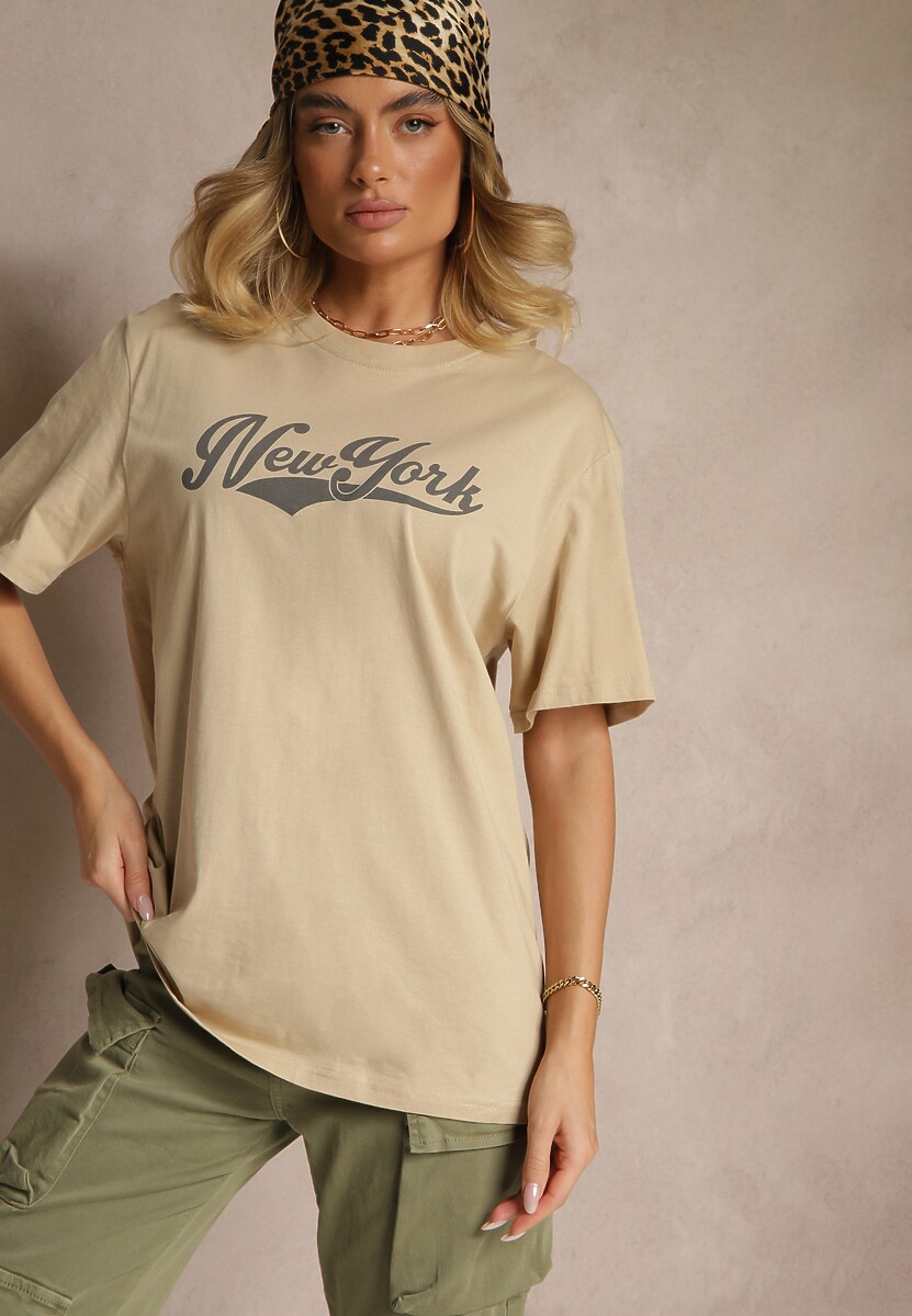 Tricou Evoriel Bej închis 2