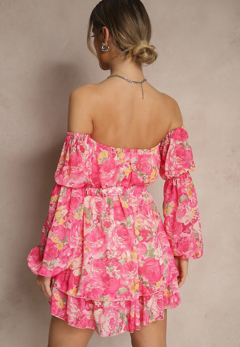 Rochie Zelmoi Fucsia 3