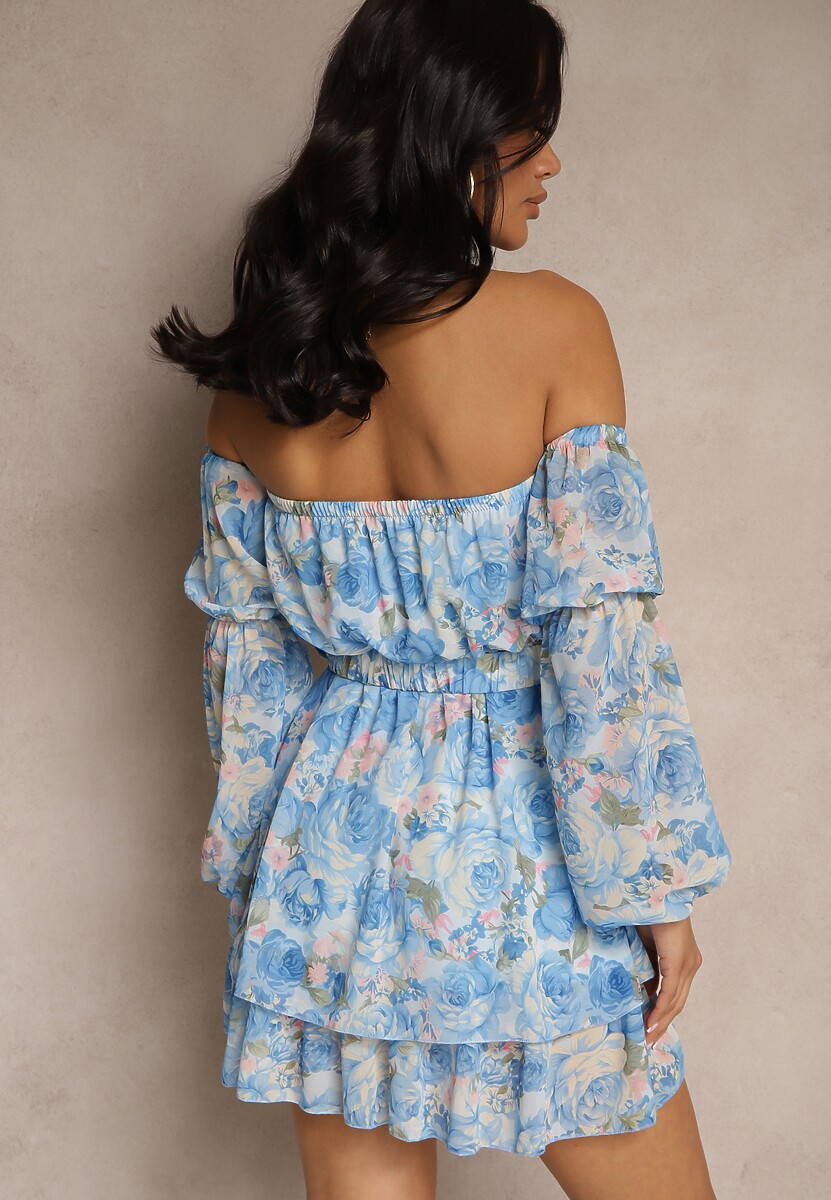 Rochie Zelmoi Albastru deschis 3