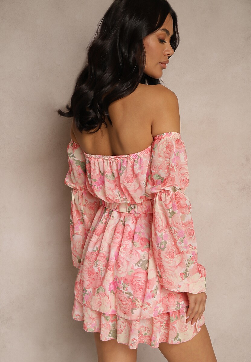 Rochie Zelmoi Roz deschis 3