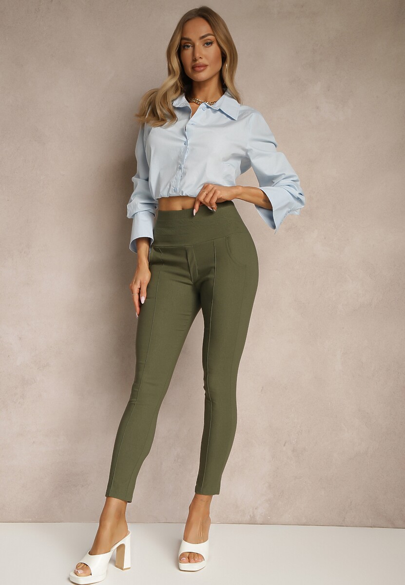 Pantaloni Kolanira Verde închis 1