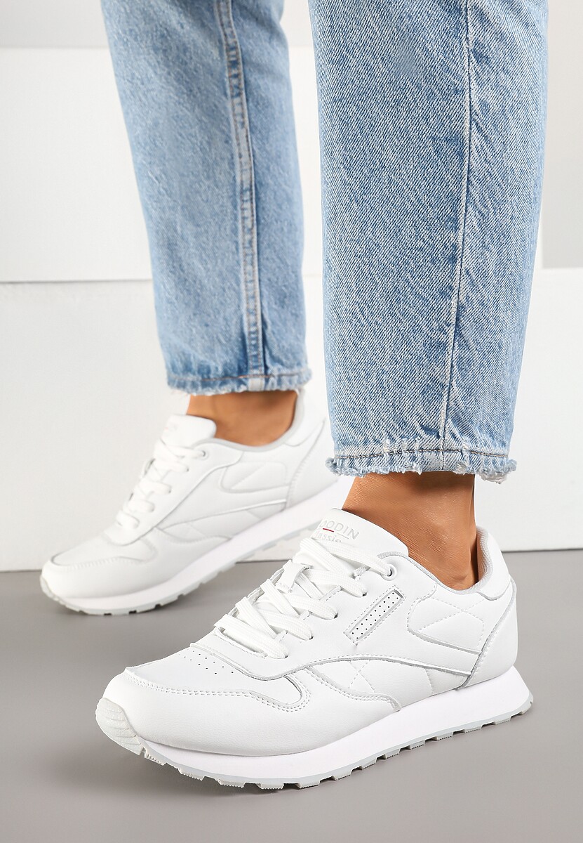 Białe Skórzane Sneakersy w Casualowym Stylu Tirivon 1