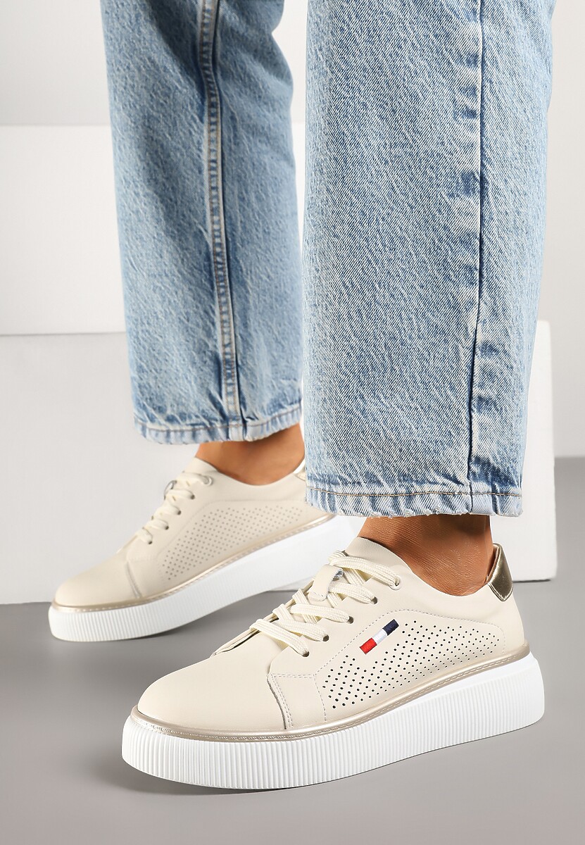 Sneakers Halovienna Bej 2