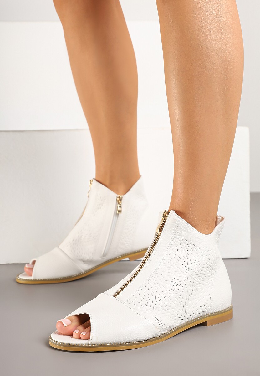 Botine Lirive Albe 1