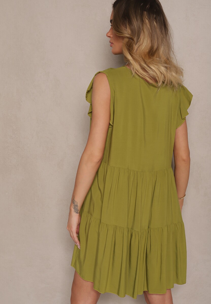 Rochie Mirlio Verde 3