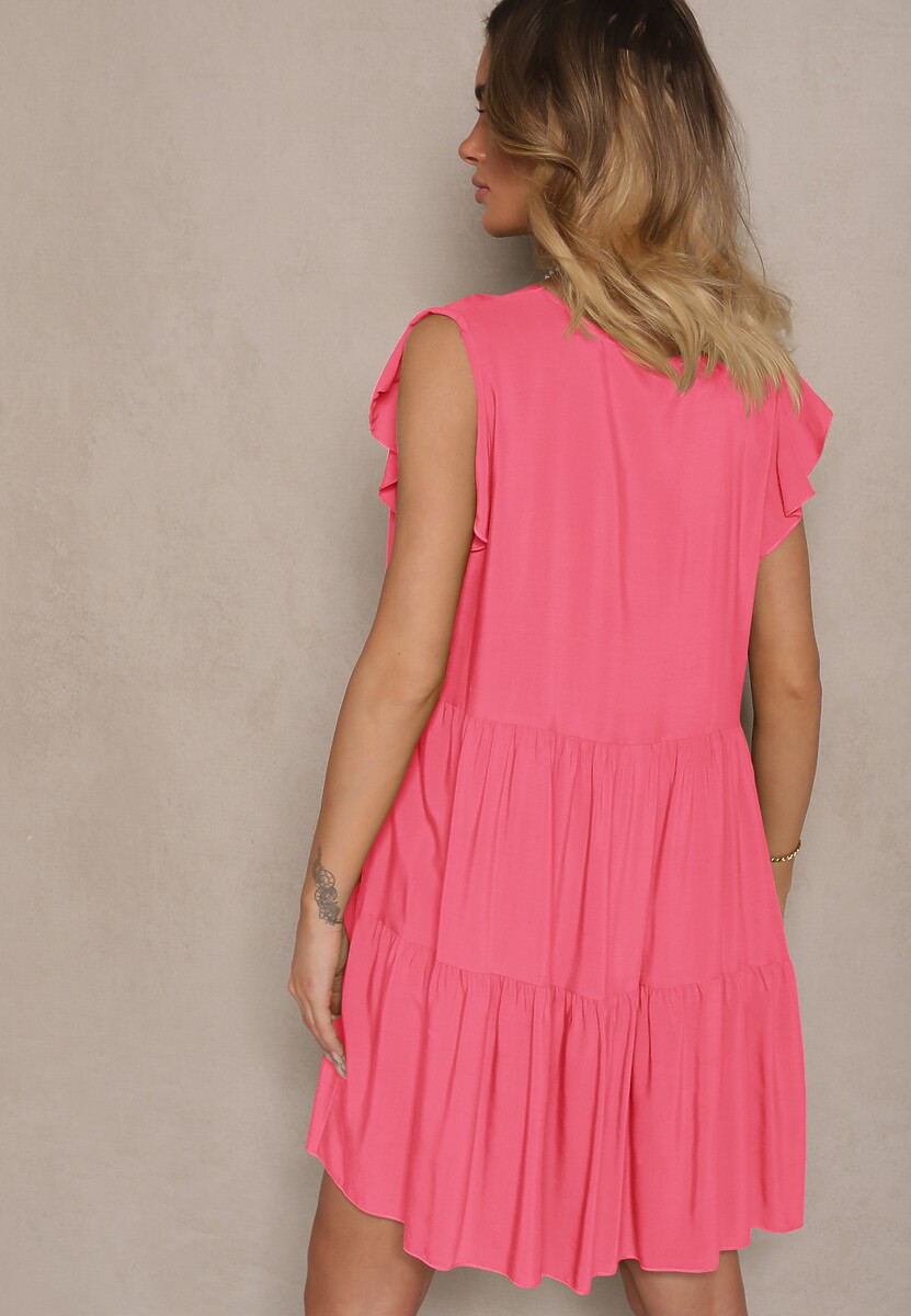 Rochie Mirlio Roz 3