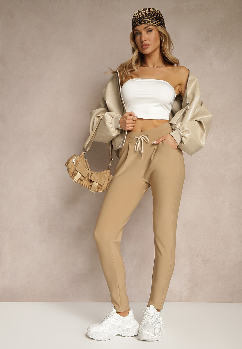 Pantaloni Zelpia Bej 2