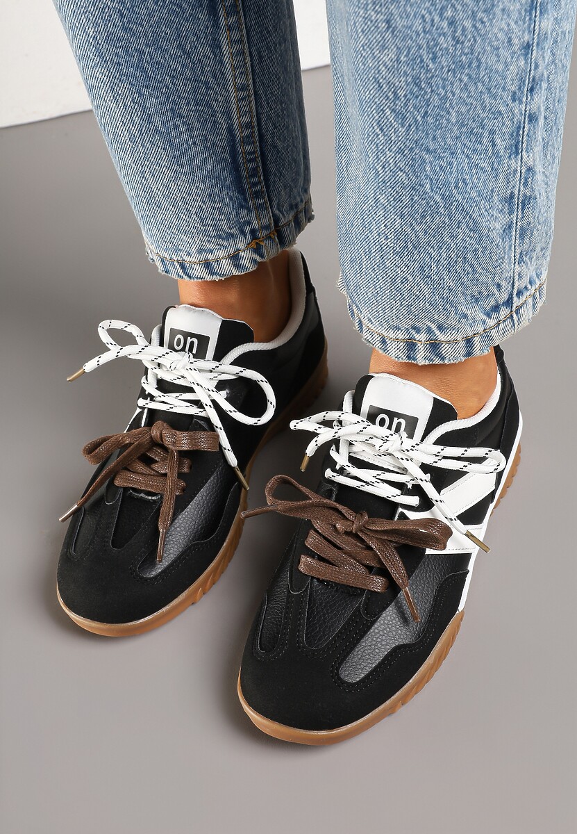 Sneakers Nilaviela Negru cu alb 3