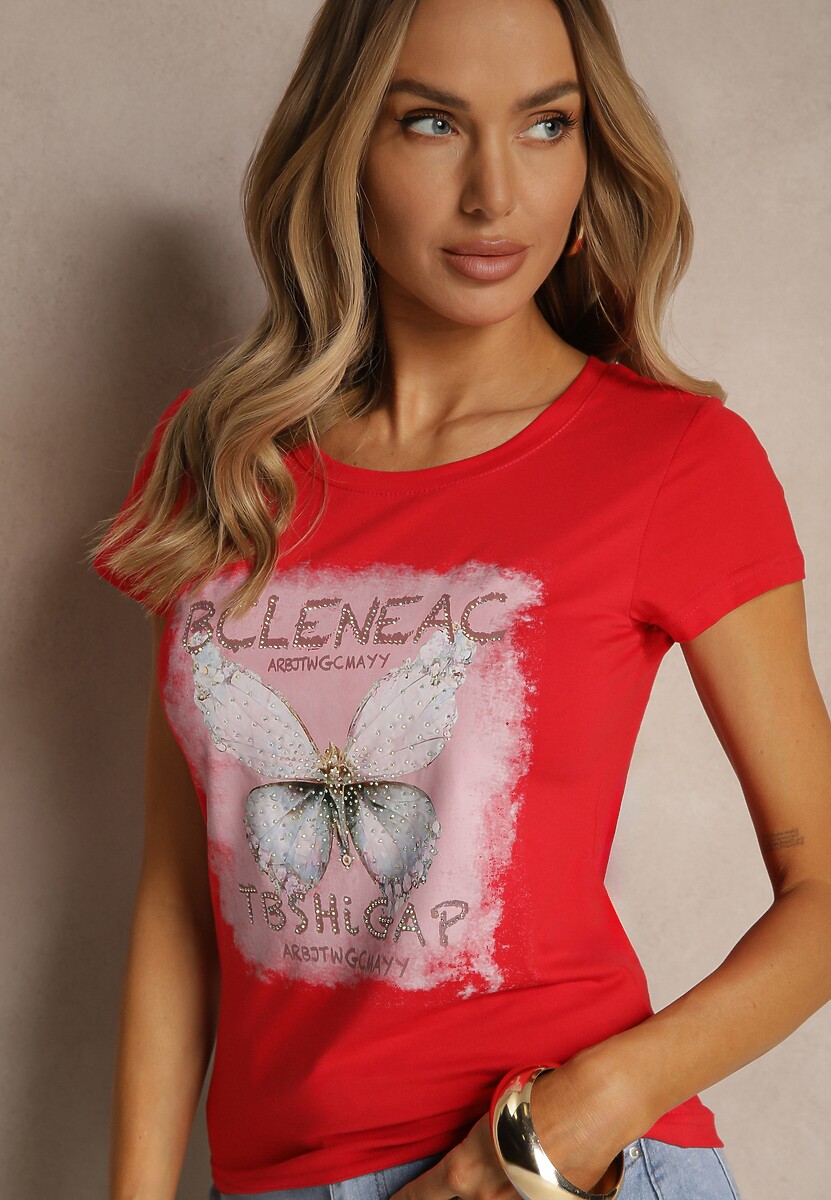 T-shirt Uliadwena Roșu 1