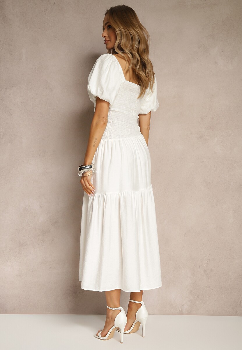 Rochie Naprine Albă 3